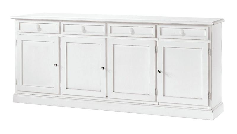 Credenza quattro  porte  Collezione Martini Bianco opaco